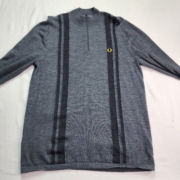 Fred Perry Bradley Wiggins Zip Cycle Sweater (XL) - Picture 4 of 7
